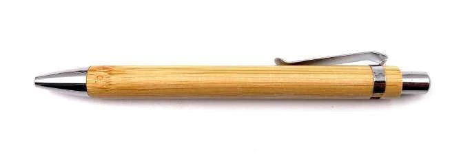 Stylo bambou gravé