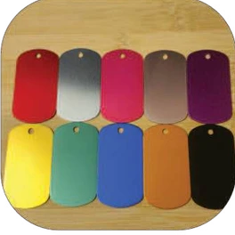 Plaque aluminium couleur