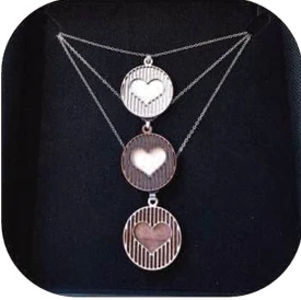 Collier multi-médaillons bois