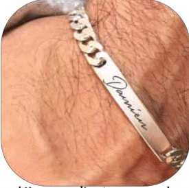Bracelet gourmette homme