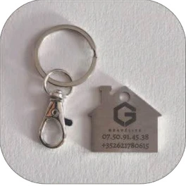 Porte-clés maison