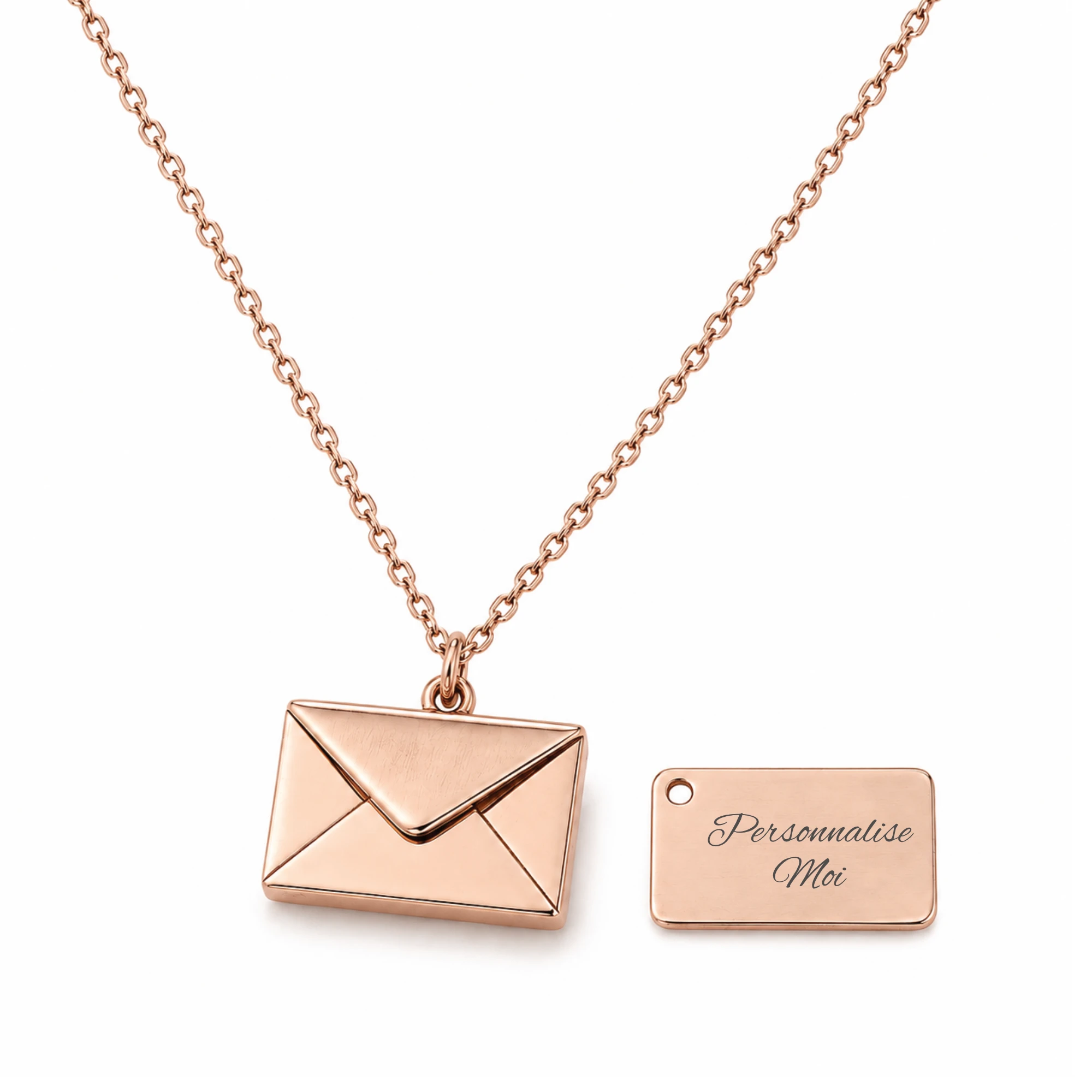 Collier enveloppe · GOLD ROSE