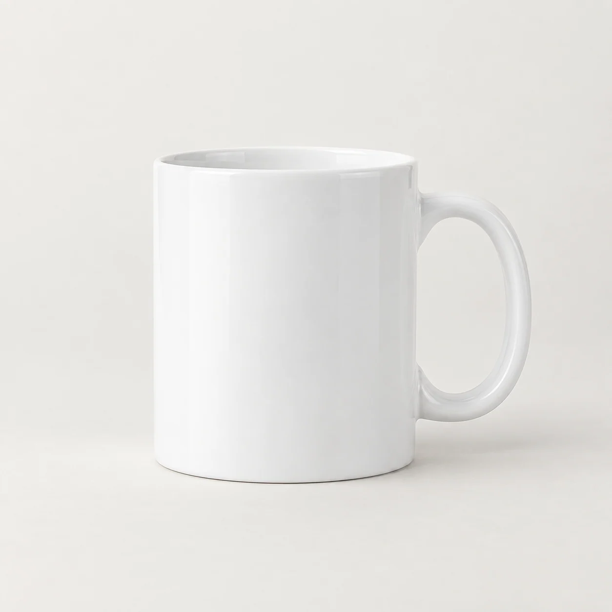 Mug blanc illustratif avec aperçu du prénom