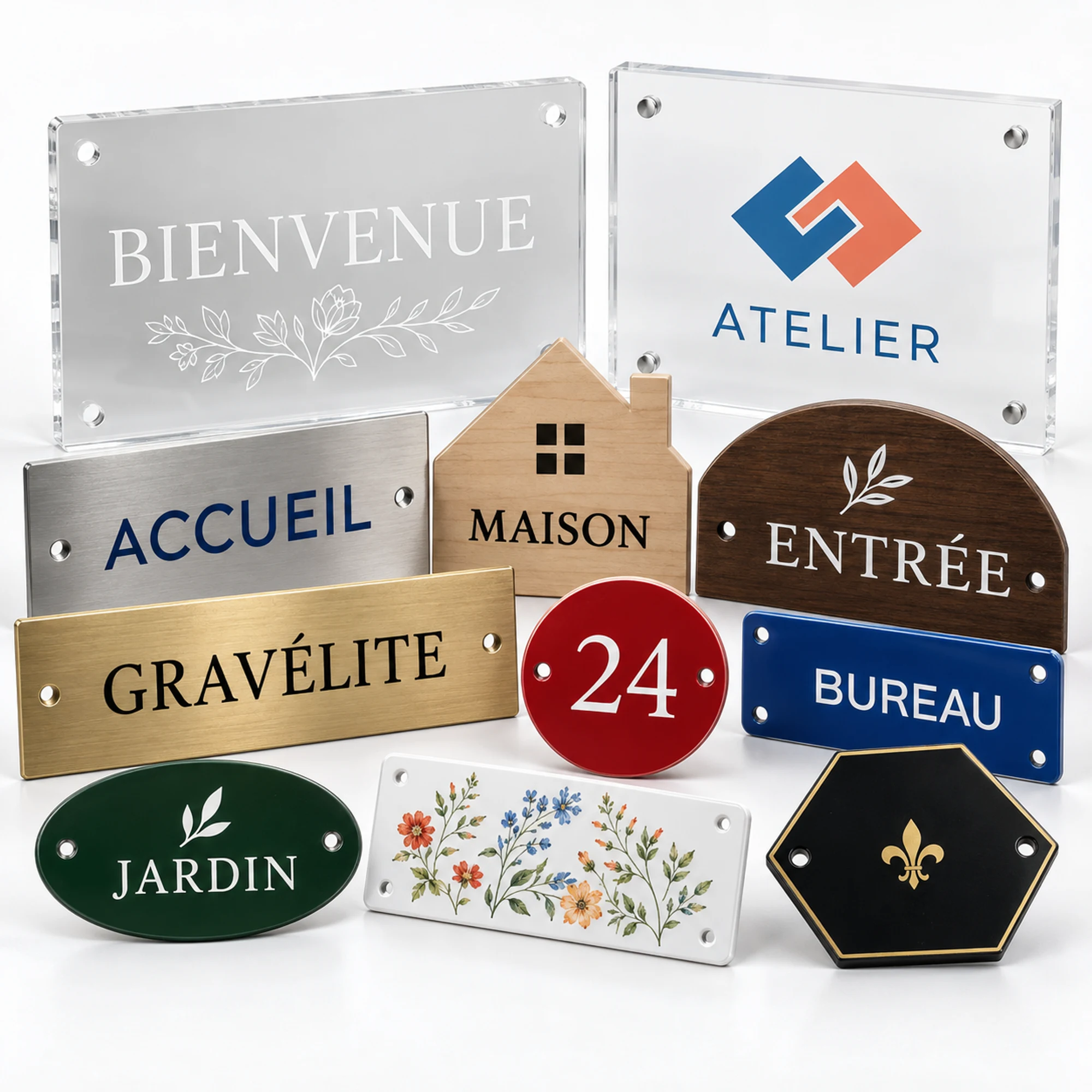 Votre plaque, exactement comme vous.