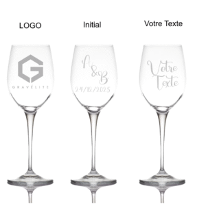 Verre à vin personnalisé