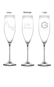 Verre à champagne personnalisée